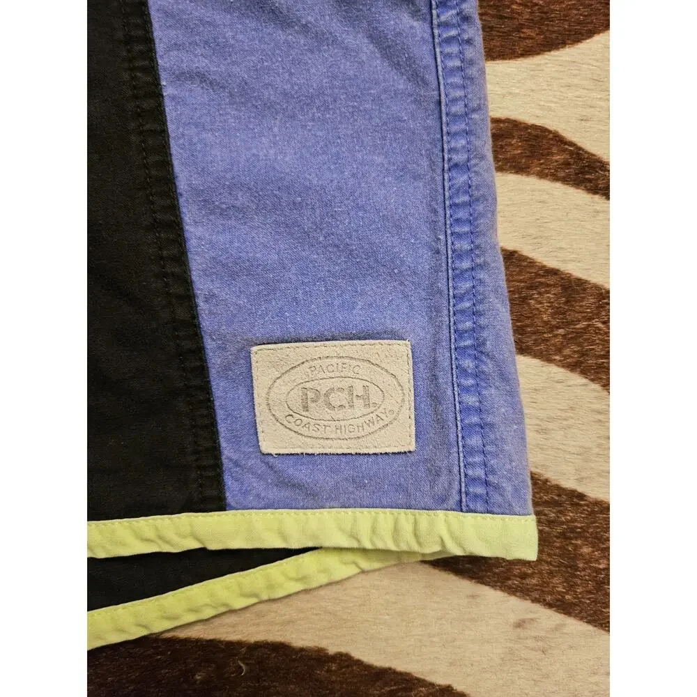 Vintage Pacific Coast Highway PCH Colorblock Shorts Size 30 Surf